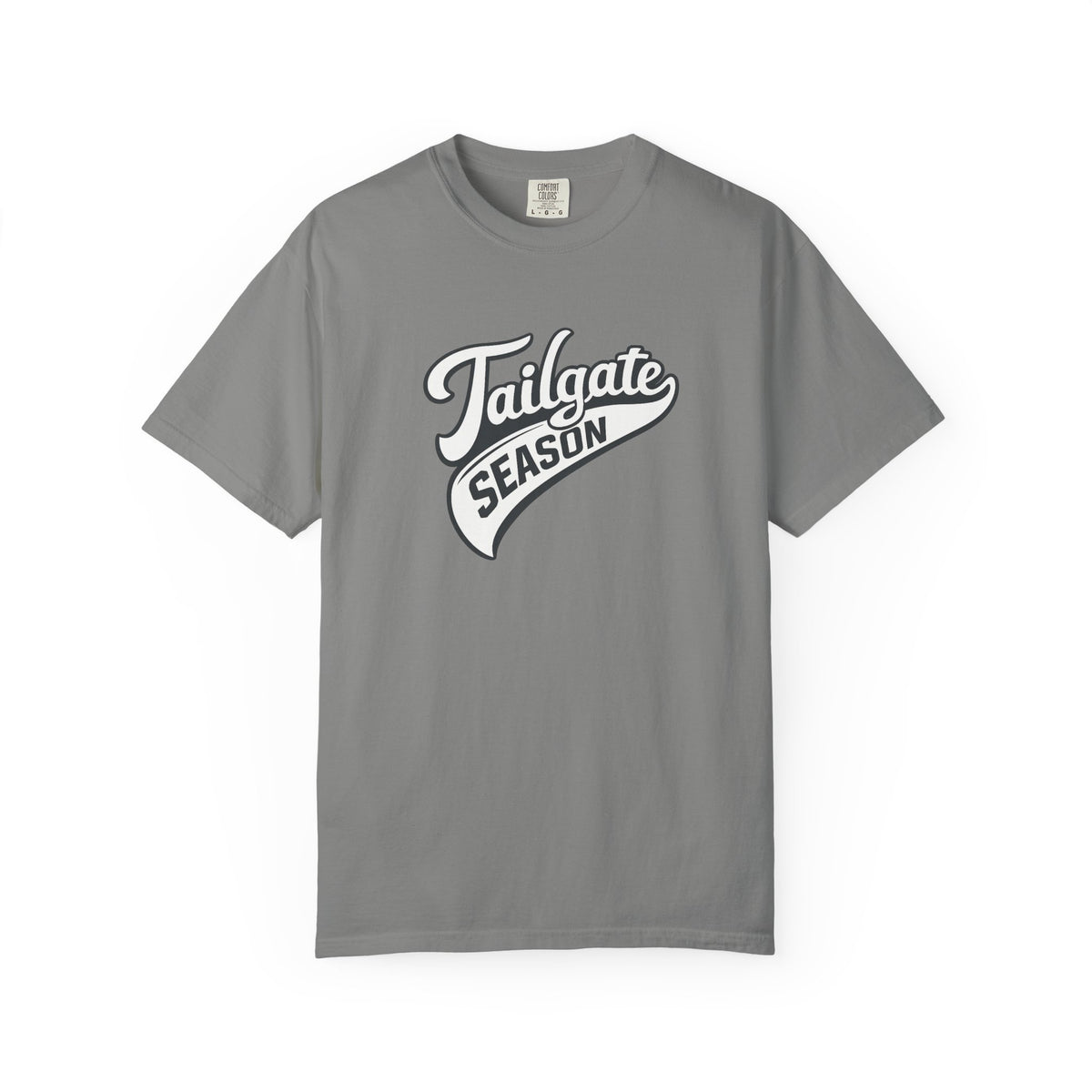 Tailgate Season T-Shirt — Vintage Script Game Day Tee