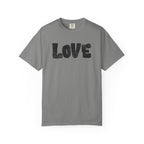 LOVE T-Shirt — Painted Block Letter Graphic Tee