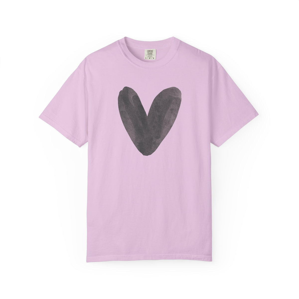 Heart T-Shirt — Minimal Watercolor Heart Tee