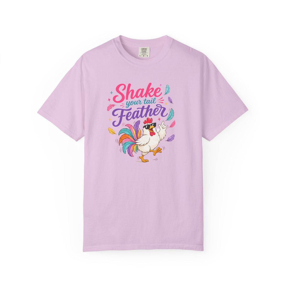 "Shake Your Tail Feather" T-Shirt- Cute Graphic Tee