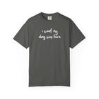 I Woof My Dog Was Here Dog T-Shirt — Cute Dog Lovers Tee