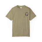 Feel The Rhythm Tshirt  - Distressed Ear Phones Beat Box Graphic Tee