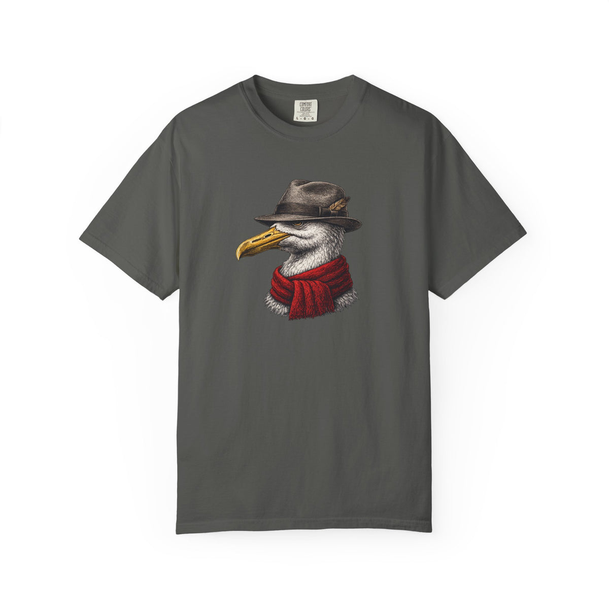 Seagull with Hat T-shirt- Ocean Life Tshirts