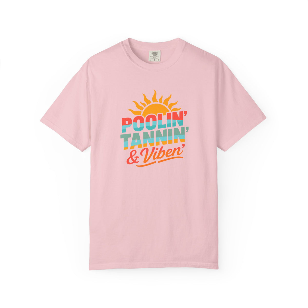 Poolin', Tannin' & Viben' T-Shirt | Summer T-shirt