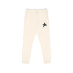 Star Accent Sweatpants —  Black  Star Fleece Joggers