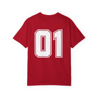 Rookie 01 Tshirt — Athletic Letterman Graphic T-Shirt