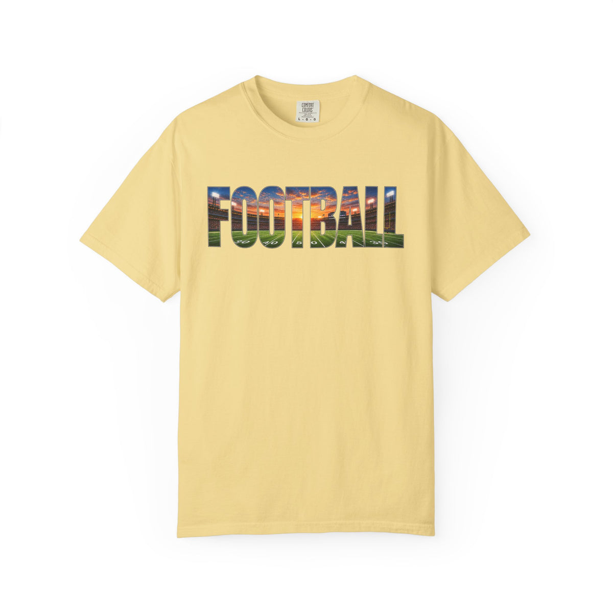 Football T-shirt- Football field Graphic Tee