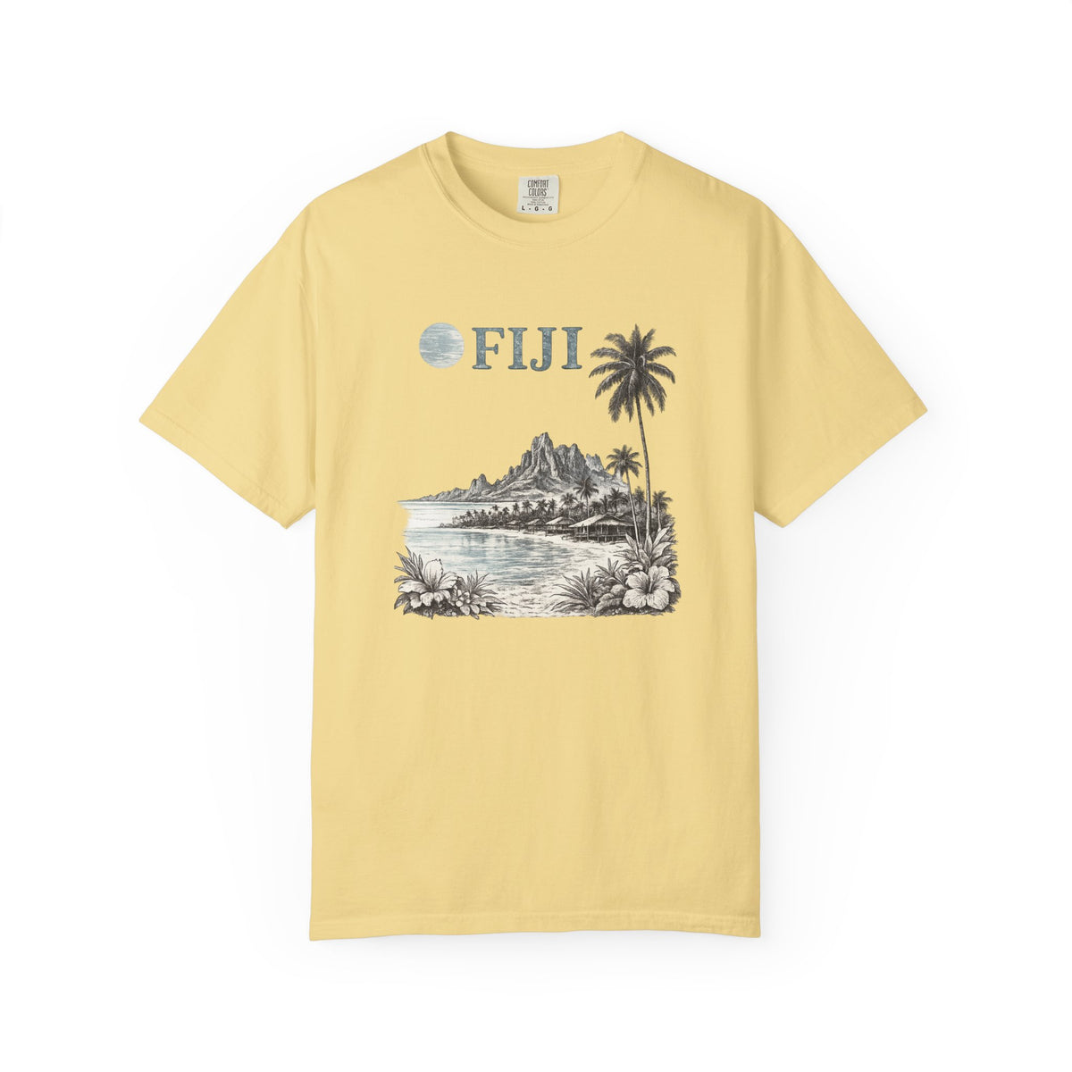 Fiji Vintage Travel T-shirt- Fiji Graphic Tshirt