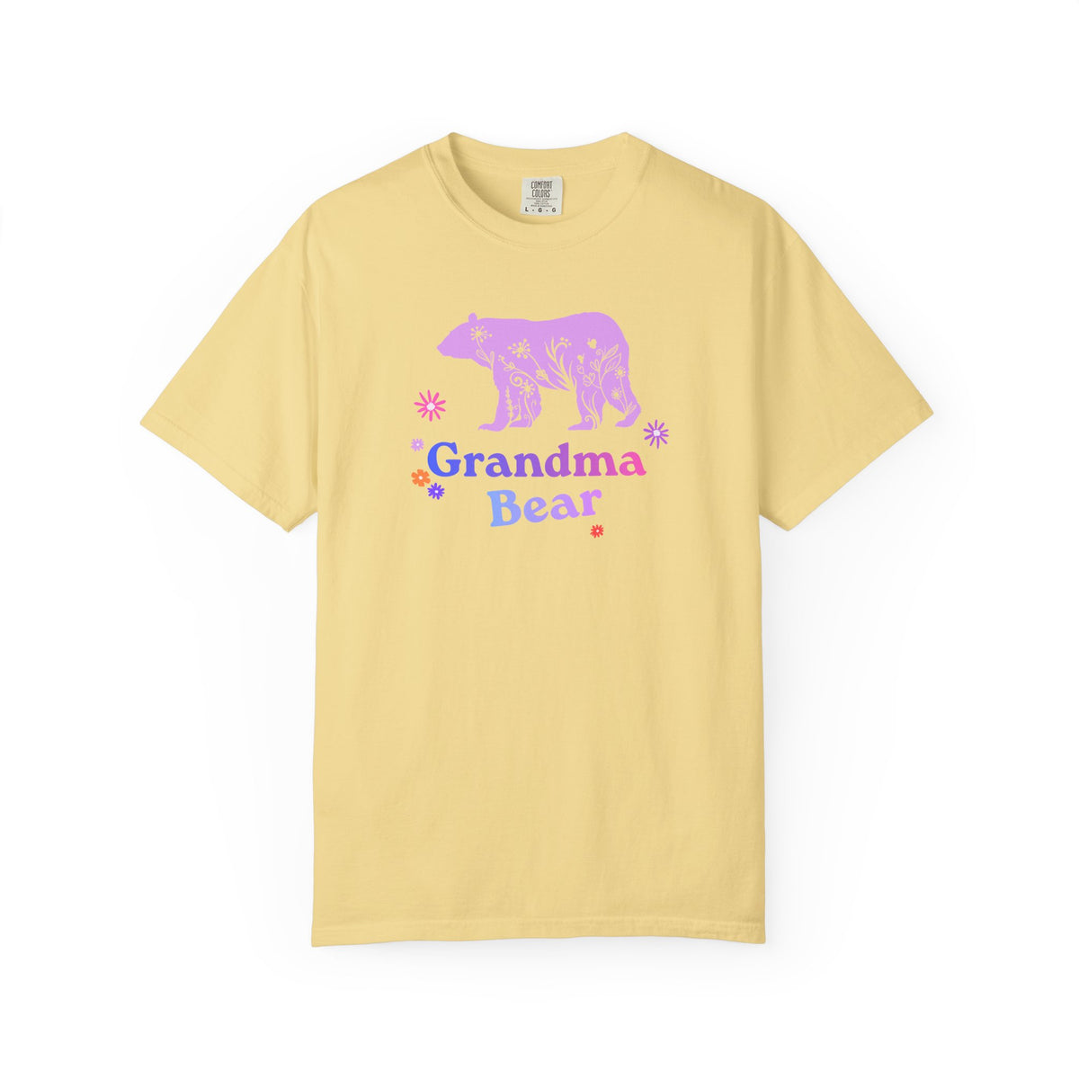 Grandma Bear T-Shirt — Cute Floral Mama Bear Tshirt Gift