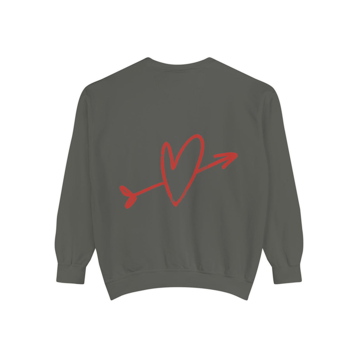 Colorful Heart Sweatshirt- Heart Fleece Sweatshirt- Loungewear
