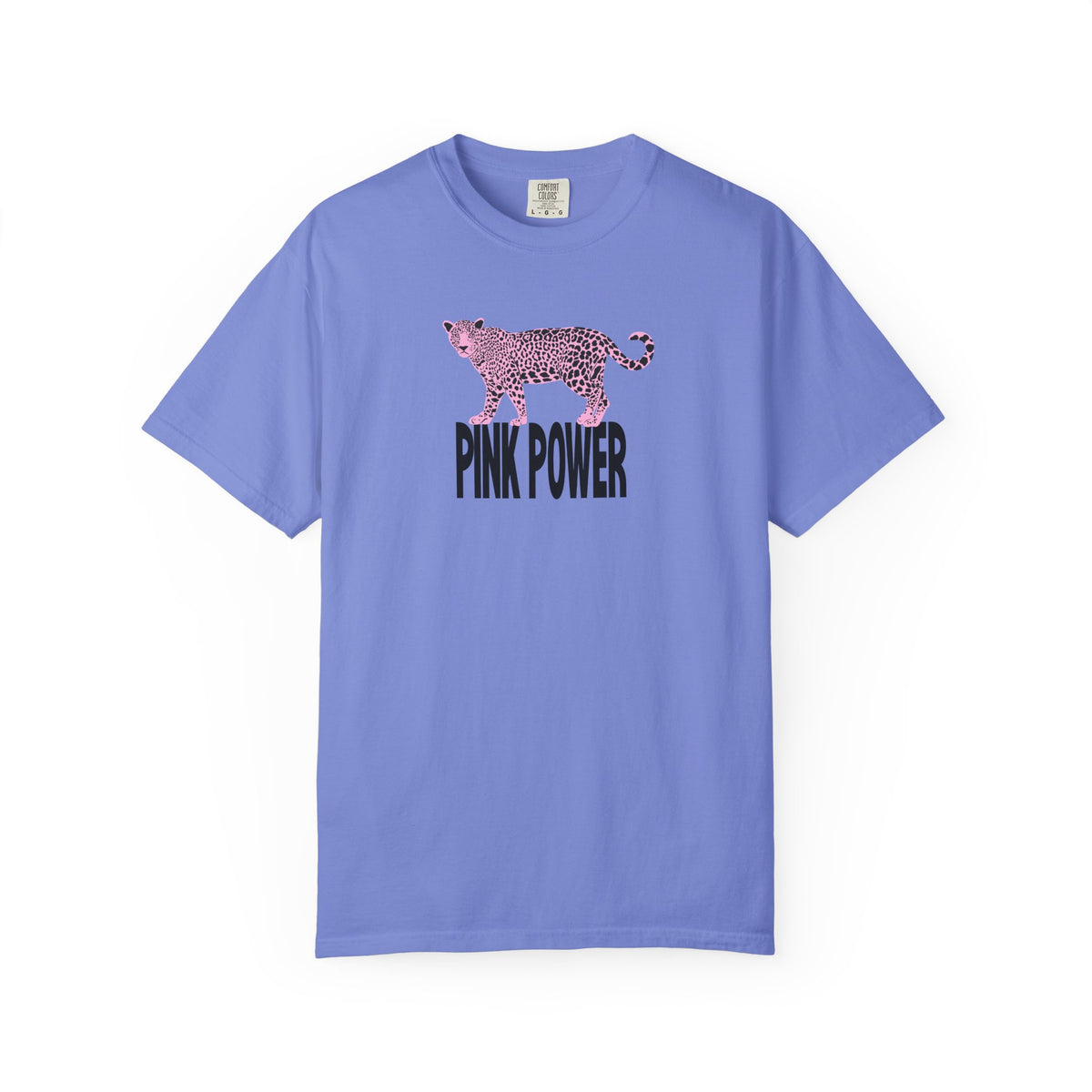 Pink Power Leopard T‑Shirt- Leopard Pink Graphic Tshirt
