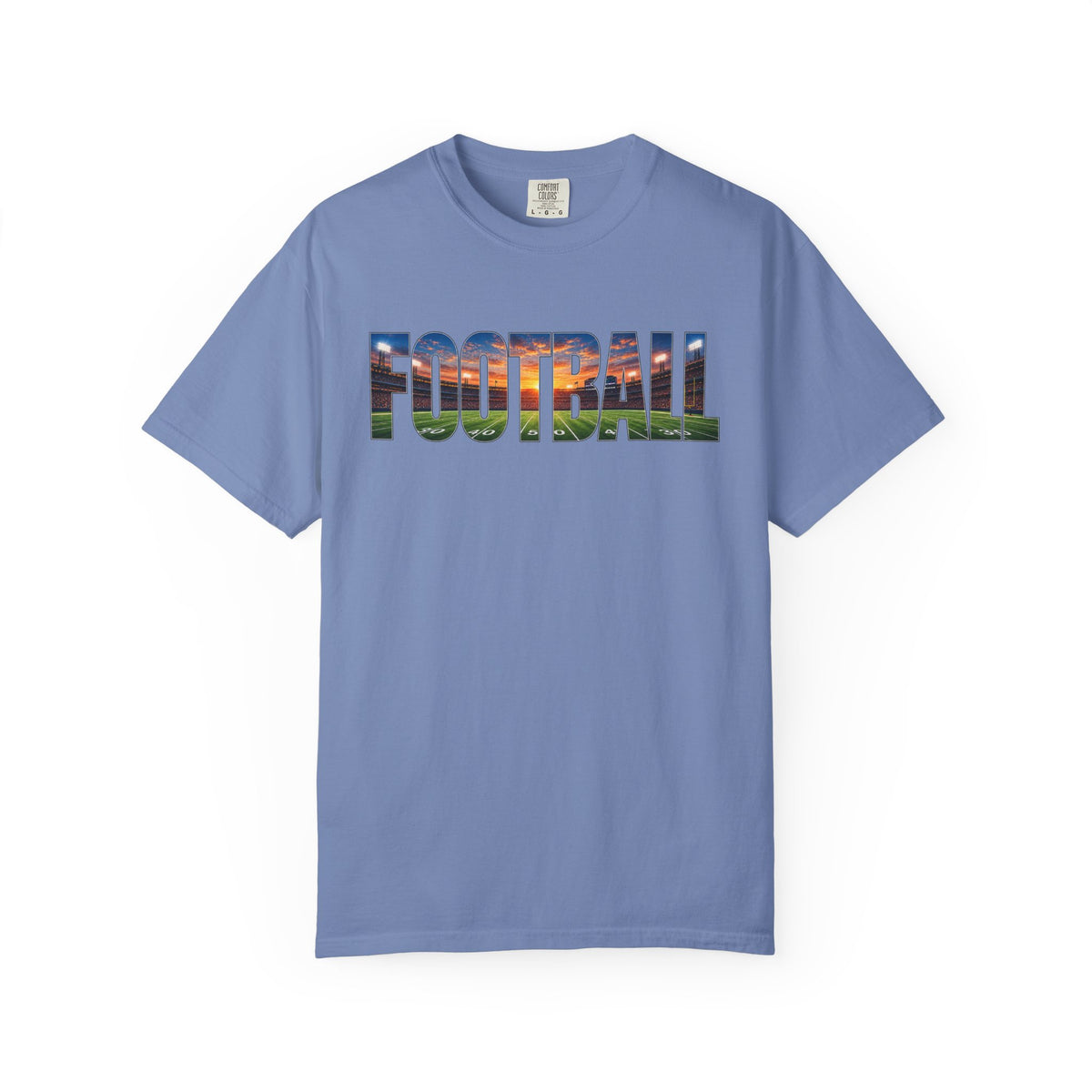 Football T-shirt- Football field Graphic Tee