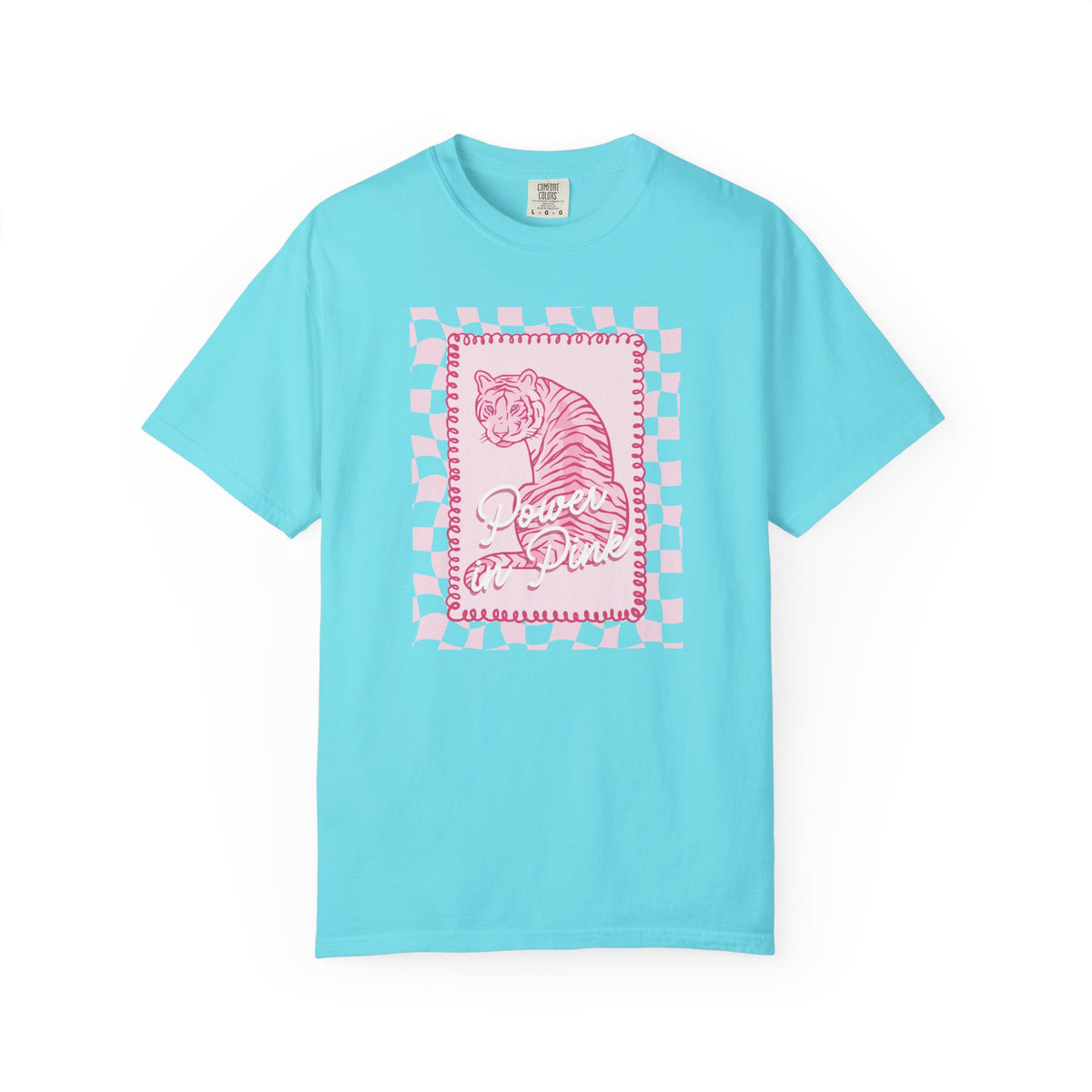 Power in Pink Tiger Tshirt- Cute Tshirts