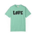 LOVE T-Shirt — Painted Block Letter Graphic Tee