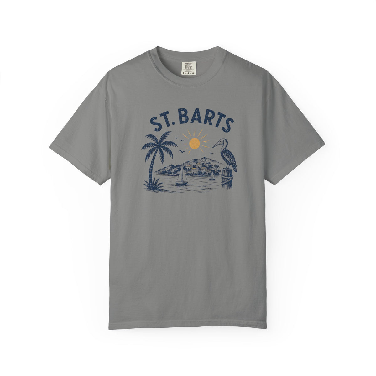 St. Barts Vintage Island T-Shirt — Tropical Beach Graphic Tee