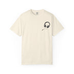 Feel The Rhythm Tshirt  - Distressed Ear Phones Beat Box Graphic Tee