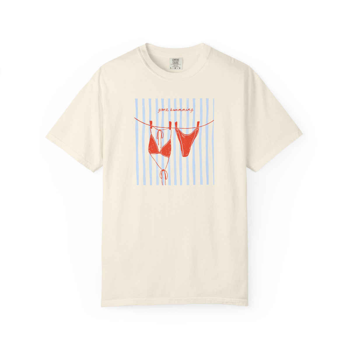 Gone Swimming Bikini T-shirt- Womens Cute Tshirts