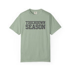 Mint green t-shirt with 'GAME OVER' text on a white background