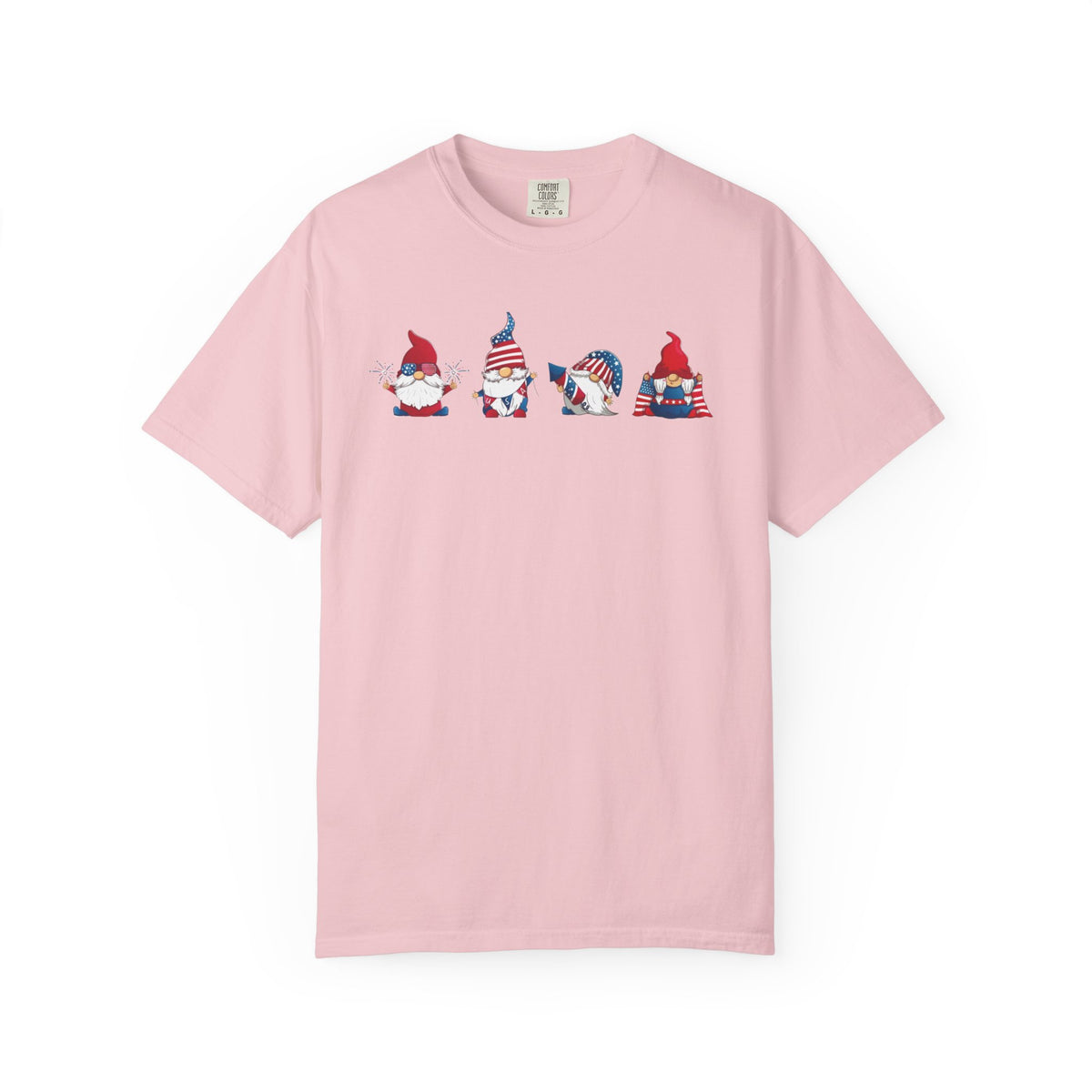 Patriotic Gnomes T-Shirt | American Flag Gnome Trio Tee