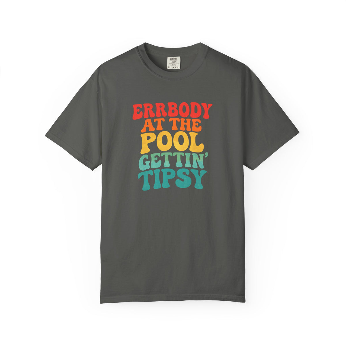 Green t-shirt with 'Step Aside I'm Manic' text and purple spiral design on a white background