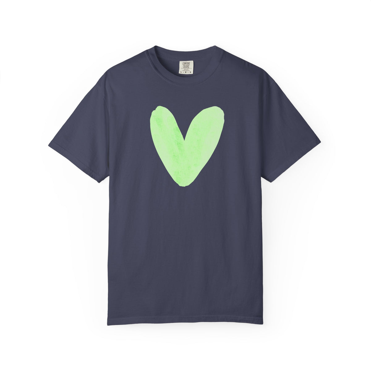 Heart T-Shirt — Heart Painted Short sleeve Tee