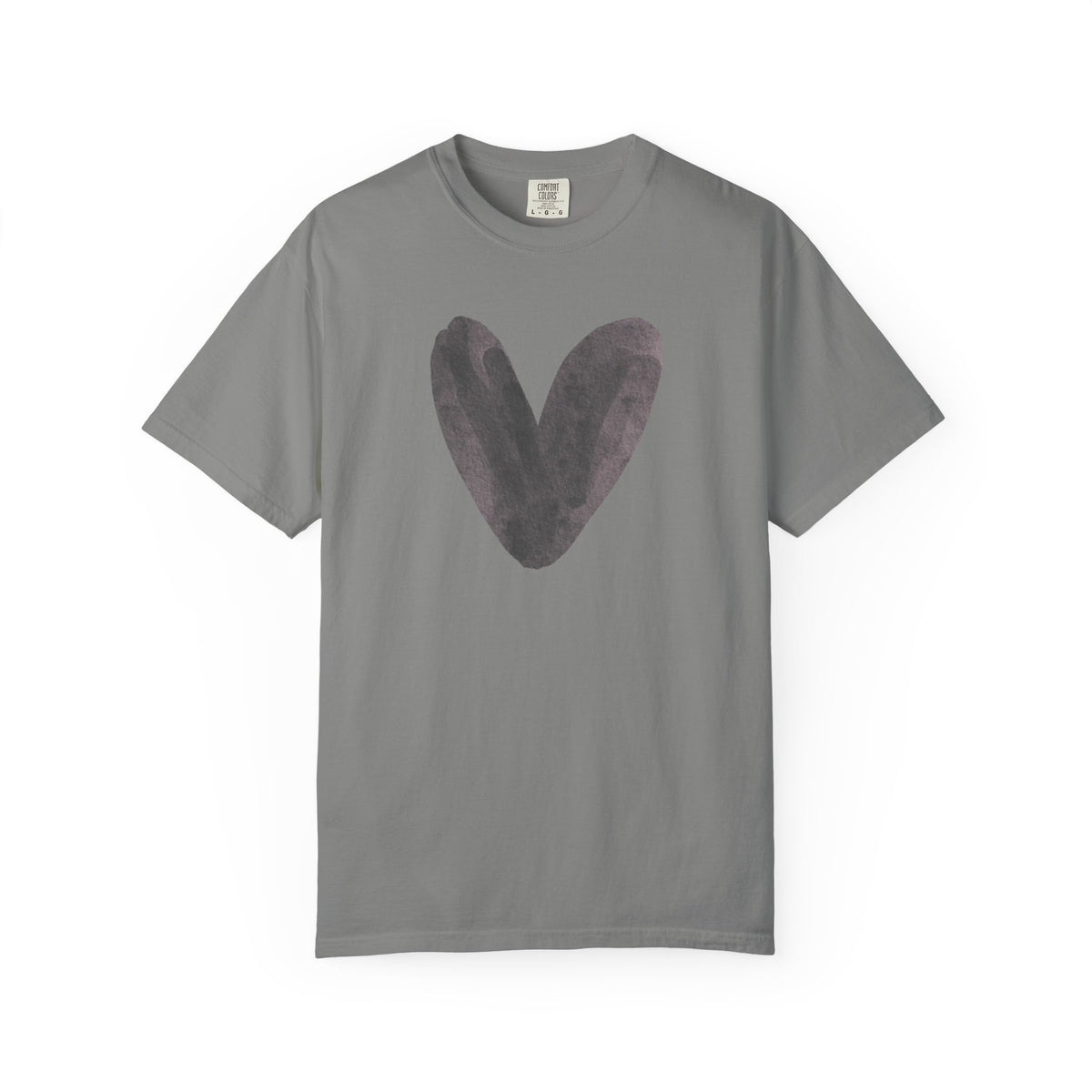 Heart T-Shirt — Minimal Watercolor Heart Tee