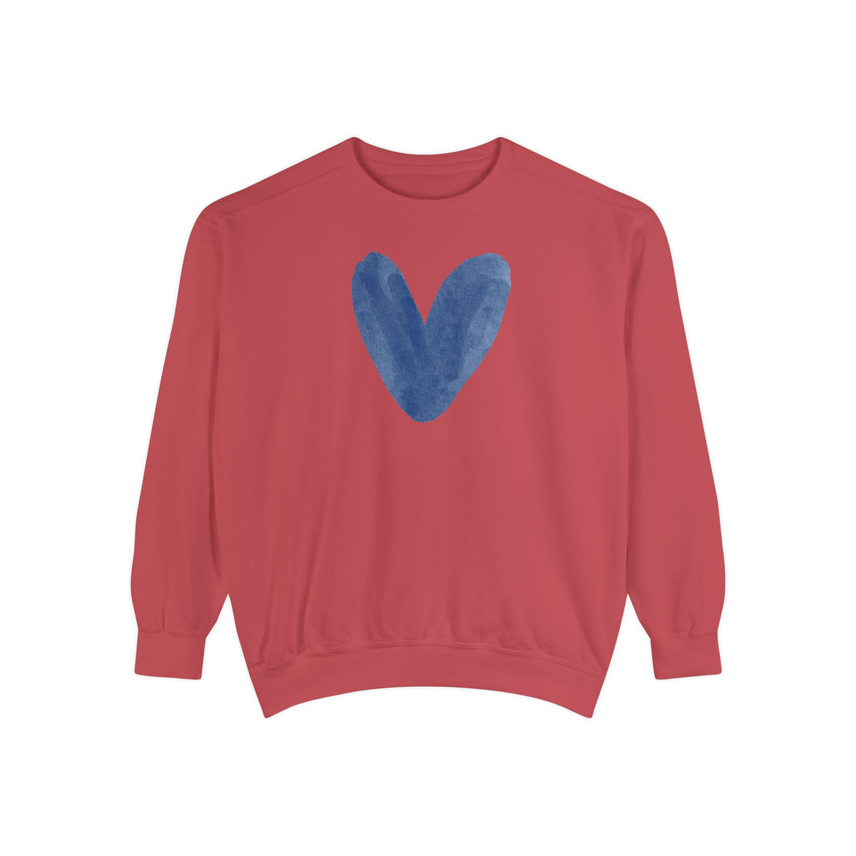 Heart Sweatshirt — Womens Heart painted Graphic Pullover