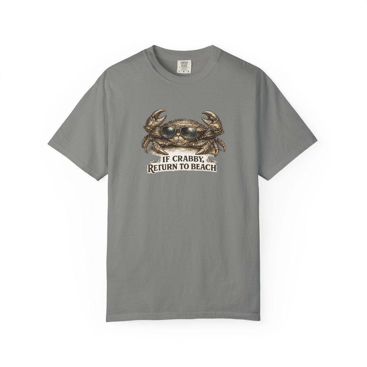 If Crabby Return to Beach T-shirt- Ocean Life tshirt