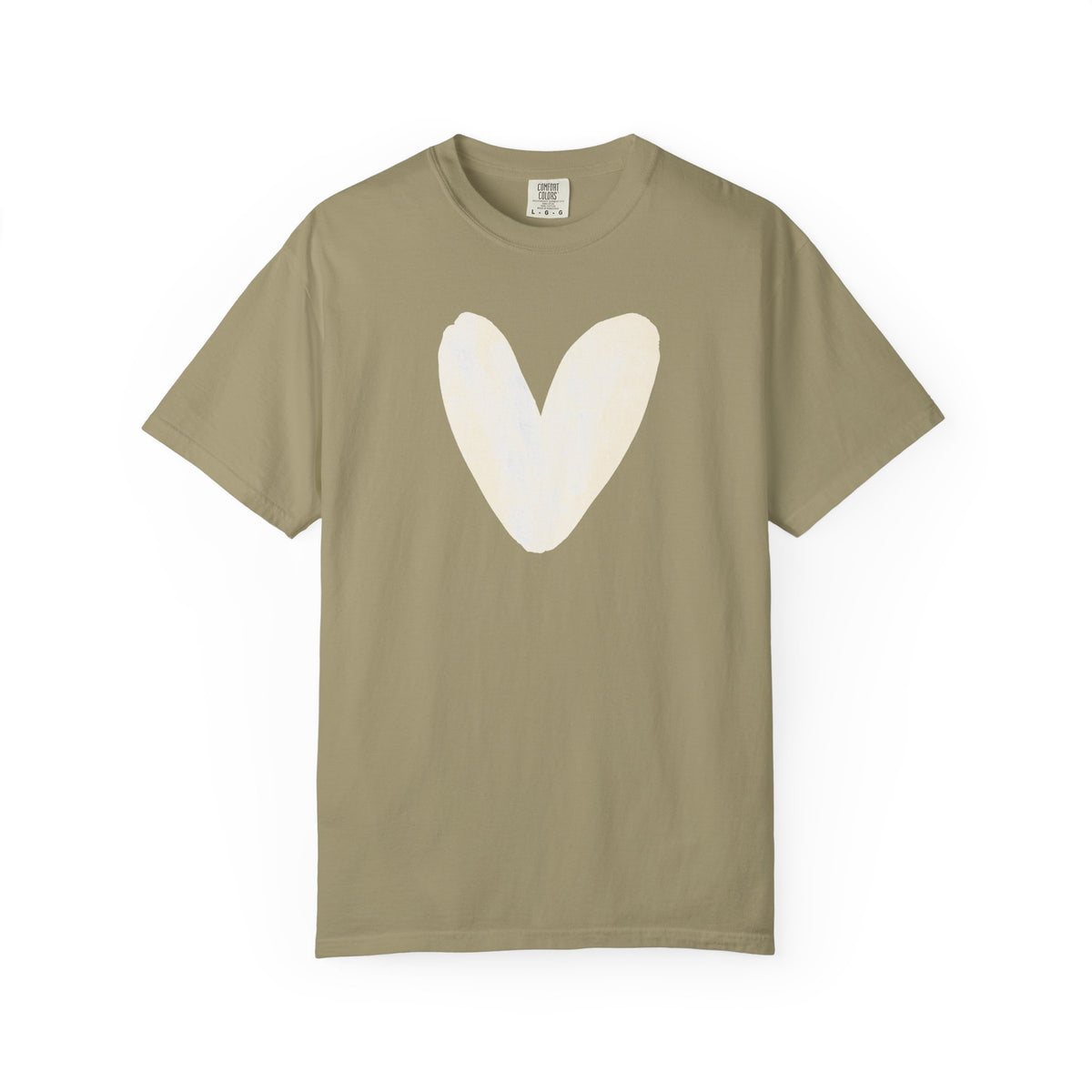 Heart T-Shirt — Heart Painted Short sleeve Tee