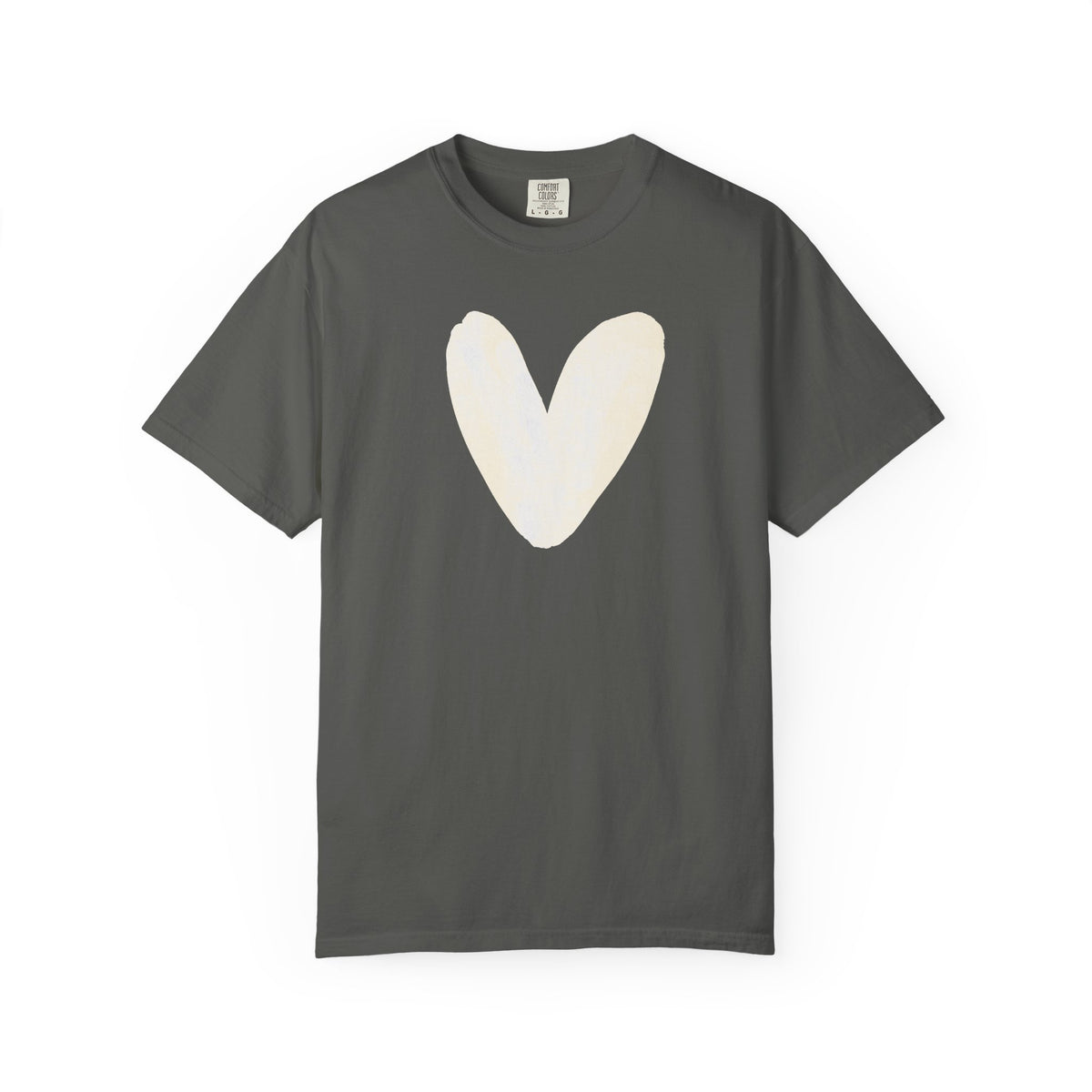 Heart T-Shirt — Heart Painted Short sleeve Tee