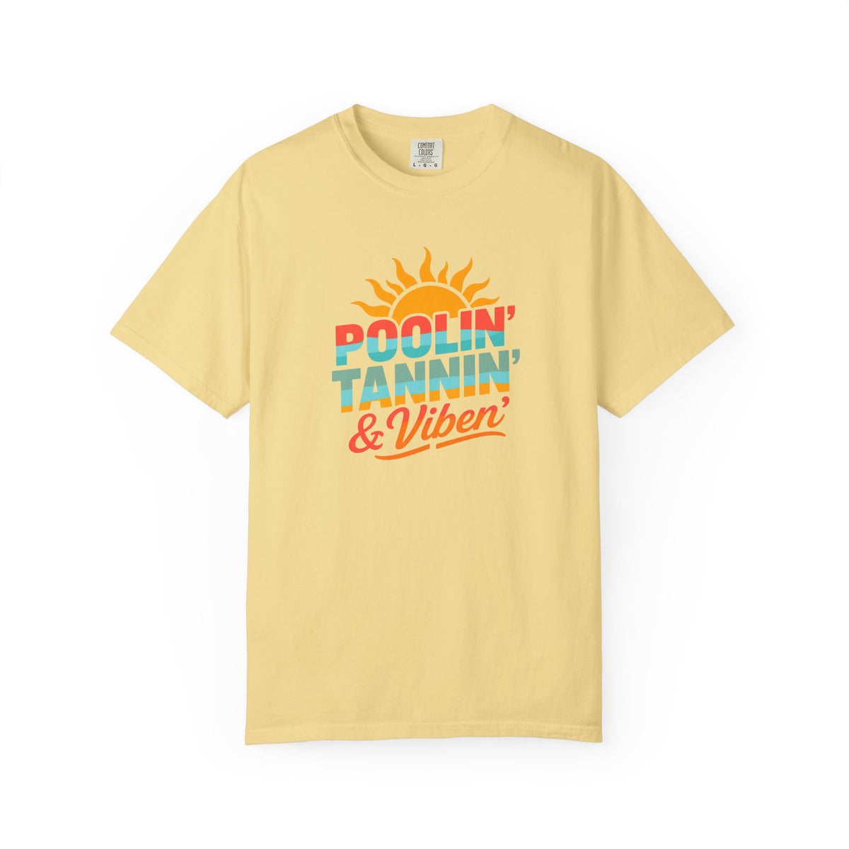 Poolin', Tannin' & Viben' T-Shirt | Summer T-shirt