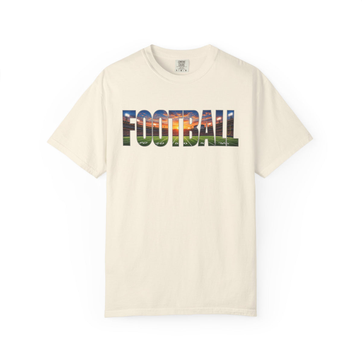 Football T-shirt- Football field Graphic Tee