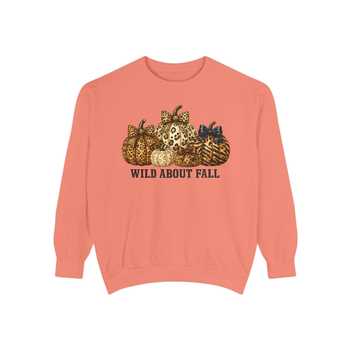 Wild About Fall Sweatshirt - Cozy Fall Halloween Pullover