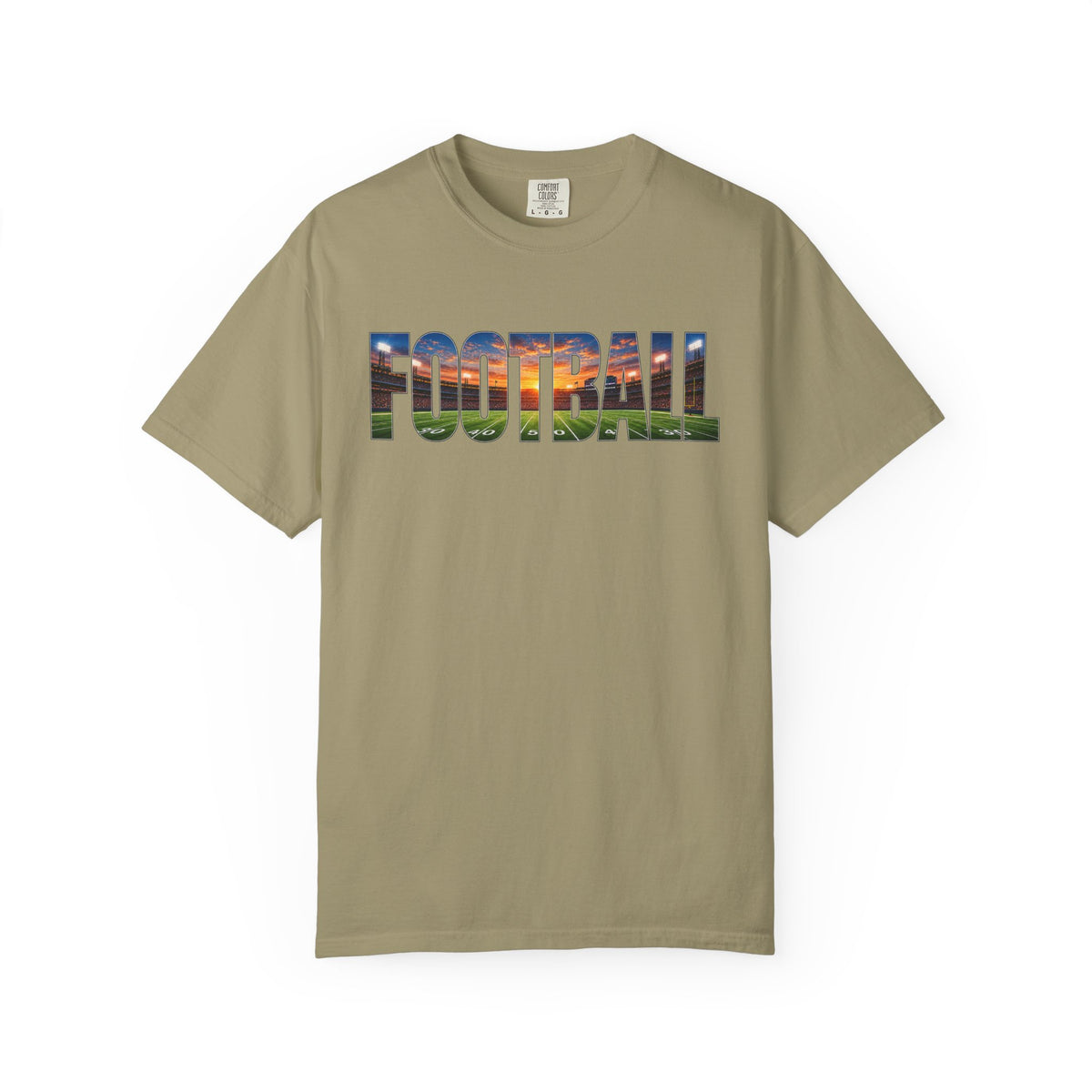 Football T-shirt- Football field Graphic Tee
