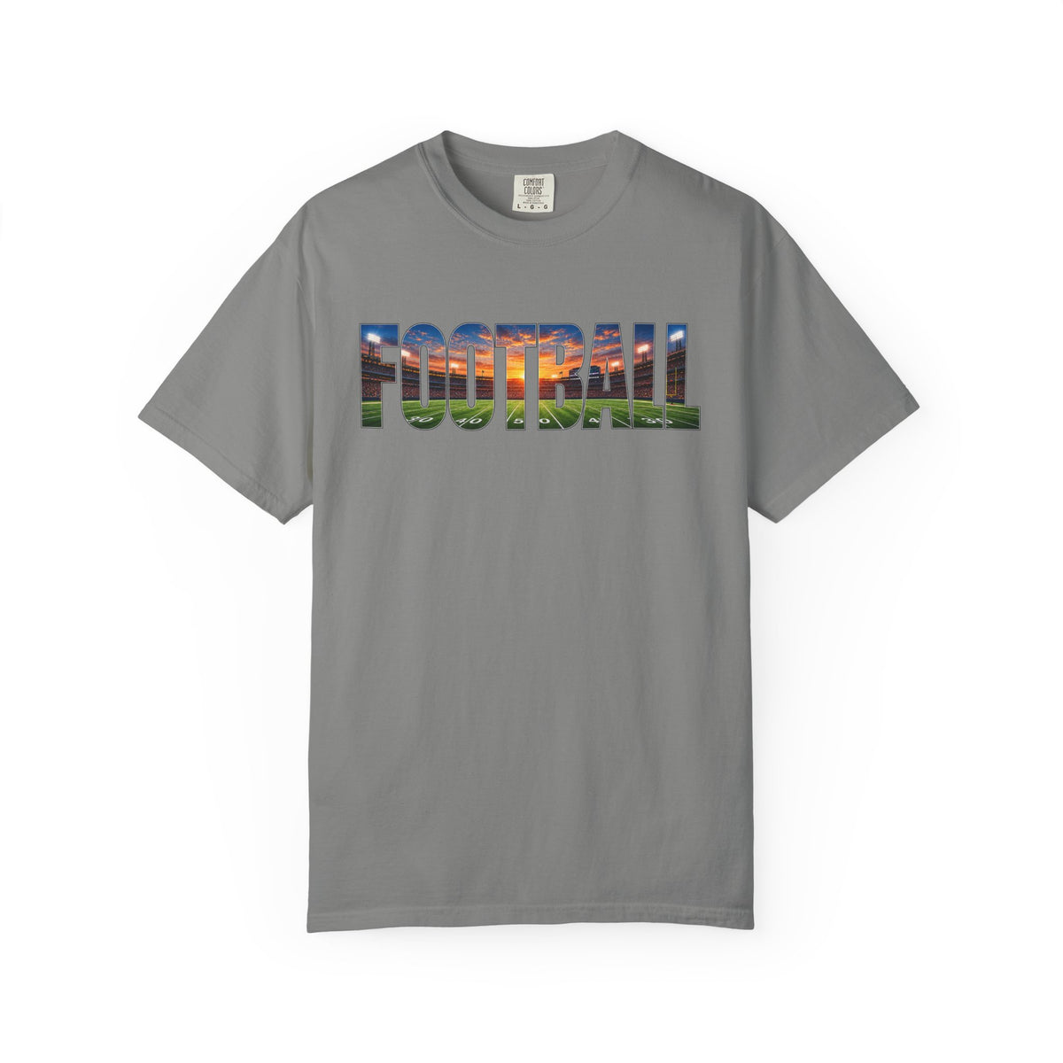 Football T-shirt- Football field Graphic Tee
