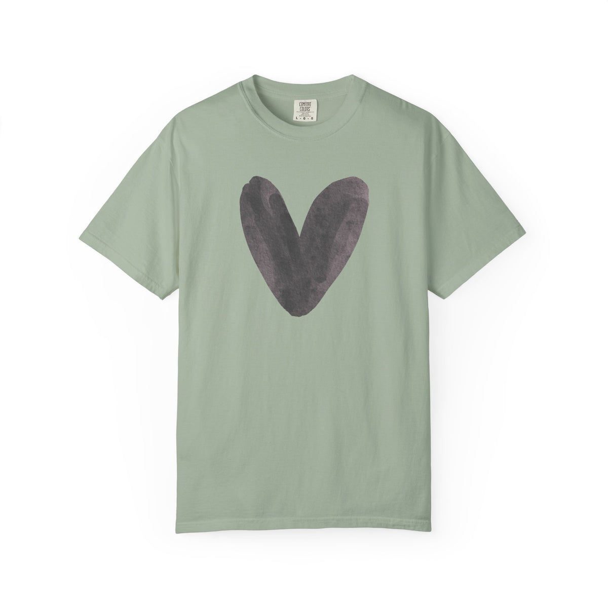 Heart T-Shirt — Minimal Watercolor Heart Tee