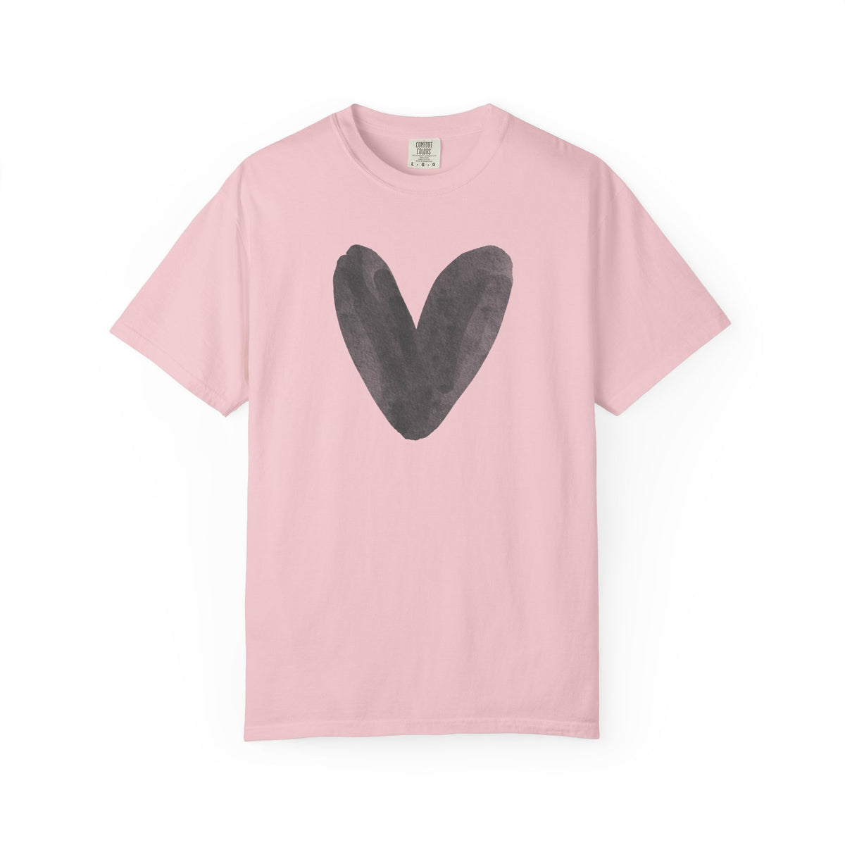 Heart T-Shirt — Minimal Watercolor Heart Tee