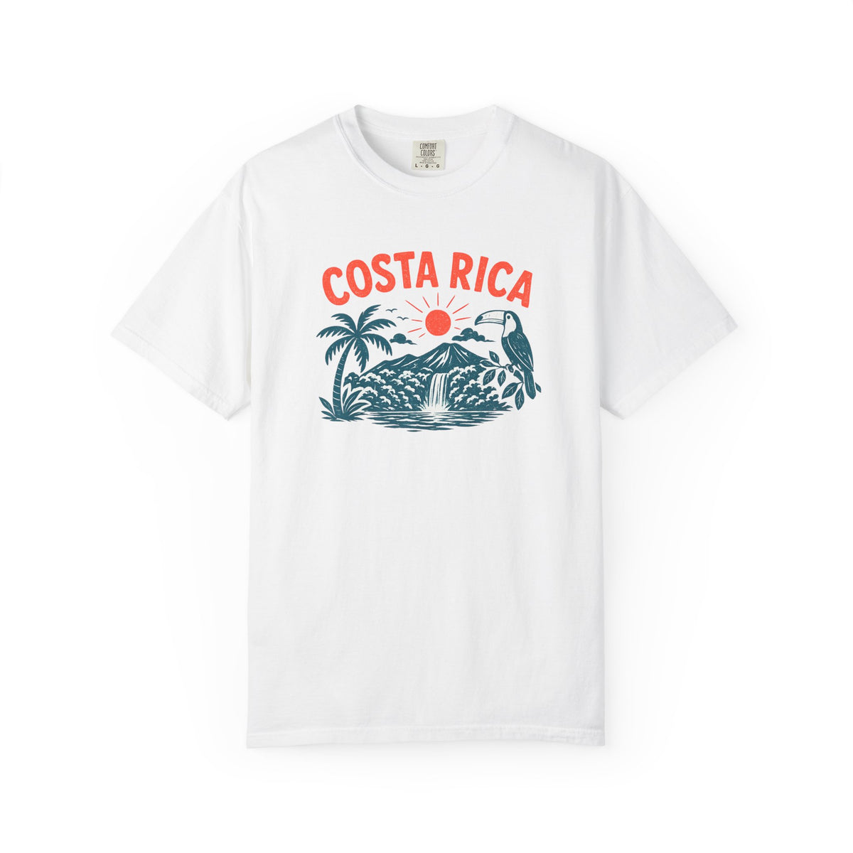 Costa Rica Beach Graphic T-Shirt — Tropical Costa Rica Tee