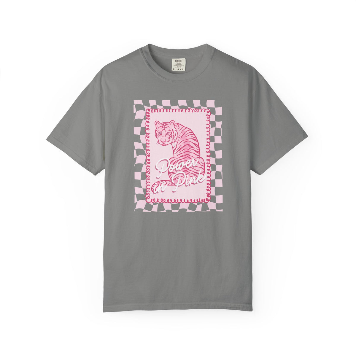 Power in Pink Tiger Tshirt- Cute Tshirts