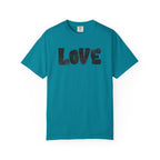 LOVE T-Shirt — Painted Block Letter Graphic Tee