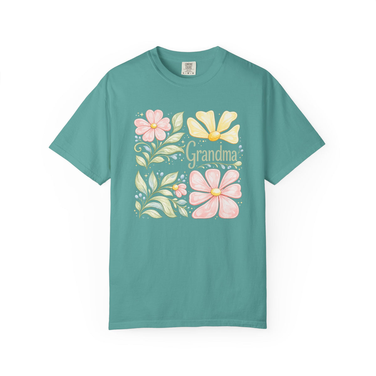 Grandma Floral TShirt- Grandma Tshirt