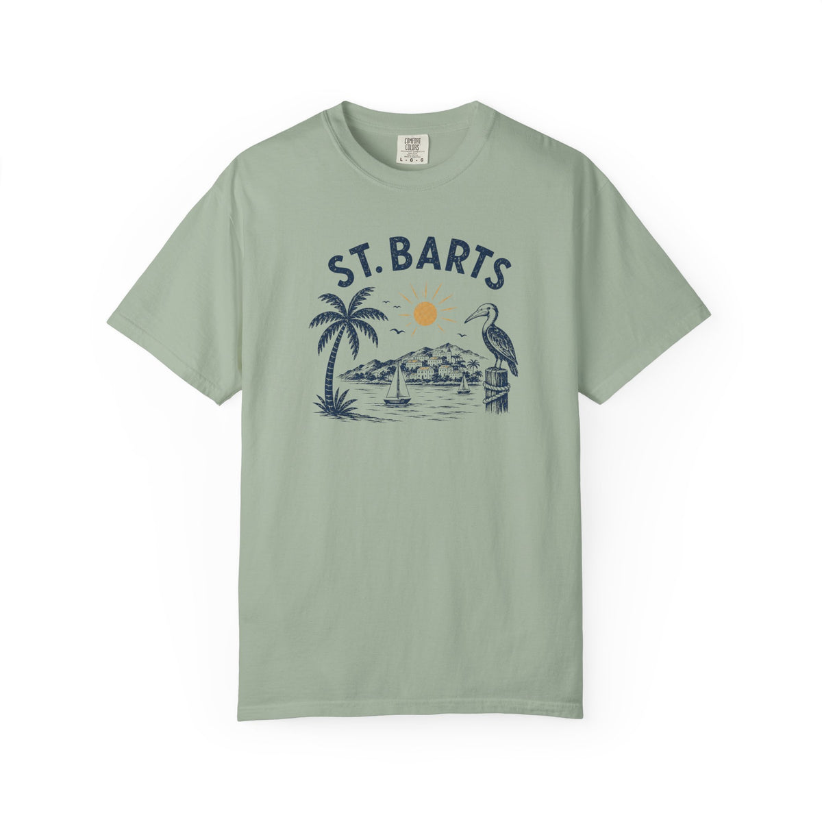 St. Barts Vintage Island T-Shirt — Tropical Beach Graphic Tee