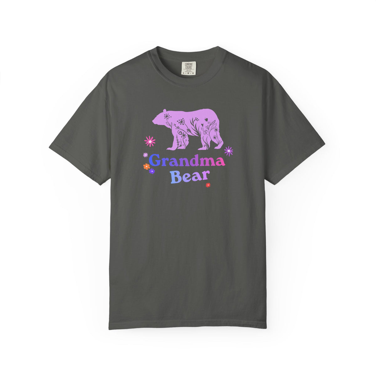 Grandma Bear T-Shirt — Cute Floral Mama Bear Tshirt Gift