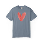 Heart T-Shirt — Heart Painted Short sleeve Tee