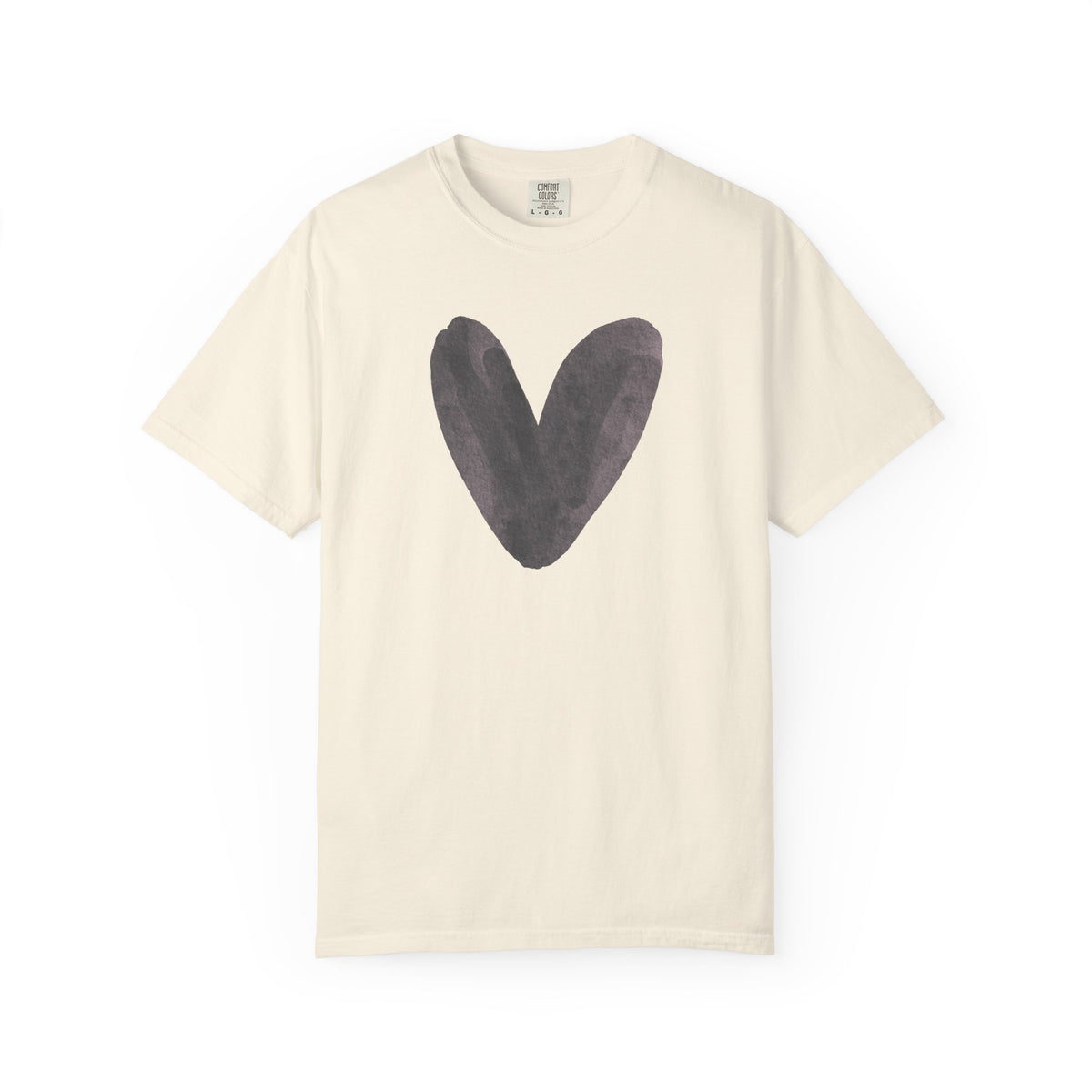 Heart T-Shirt — Minimal Watercolor Heart Tee