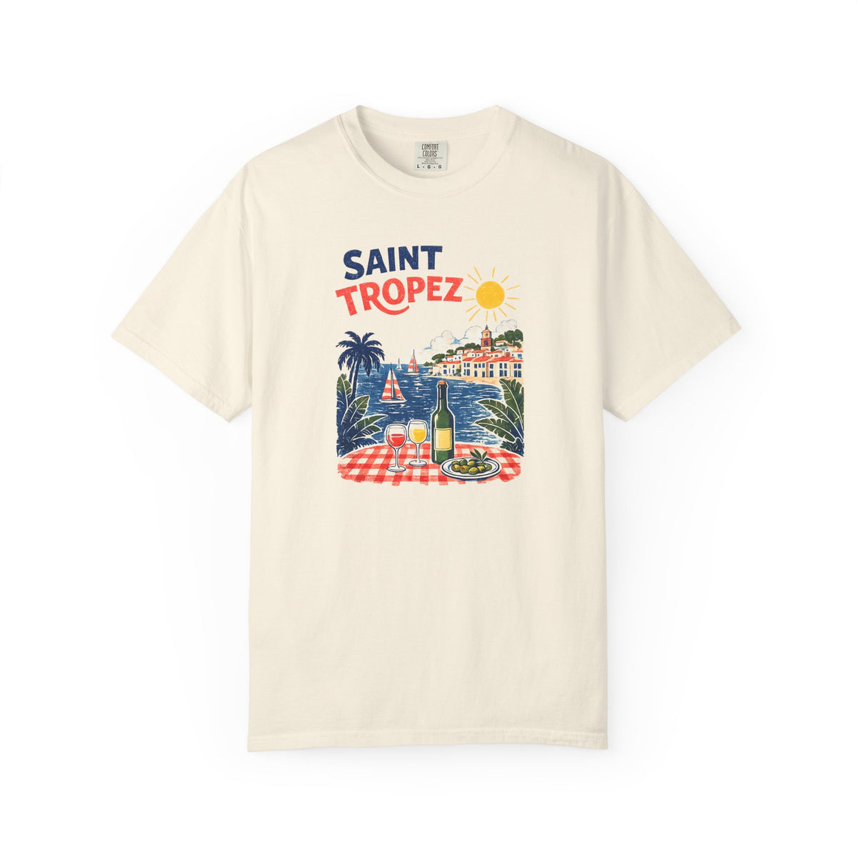 Saint Tropez Vintage T-Shirt- St.Tropez Graphic Tshirt