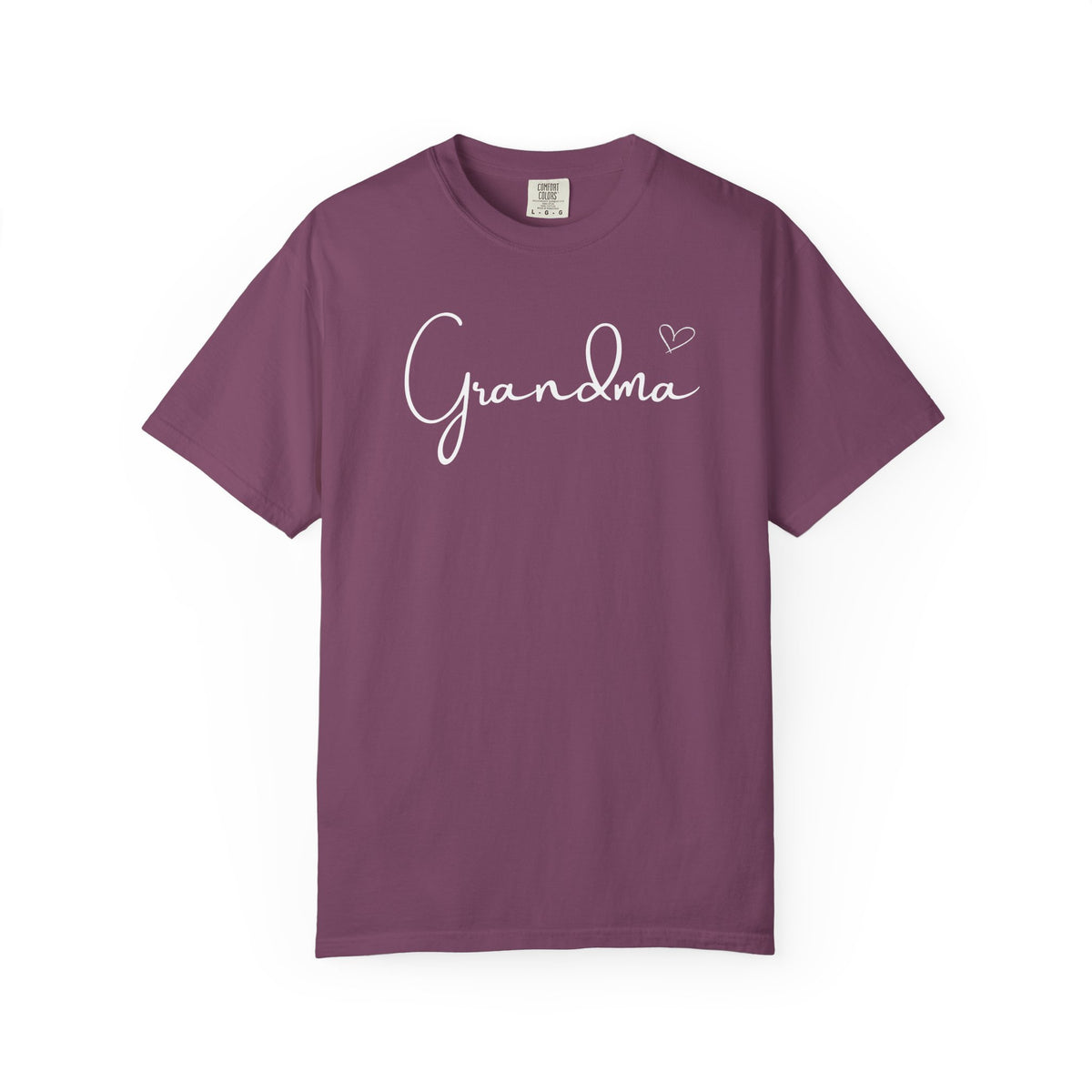 Grandma Script T-Shirt —  Heart Grandma Tshirt