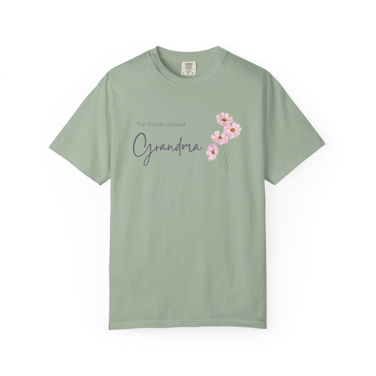 Worlds Greatest Grandma  T-Shirt — Grandma Floral Tshirt