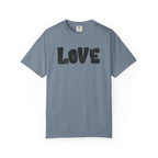 LOVE T-Shirt — Painted Block Letter Graphic Tee