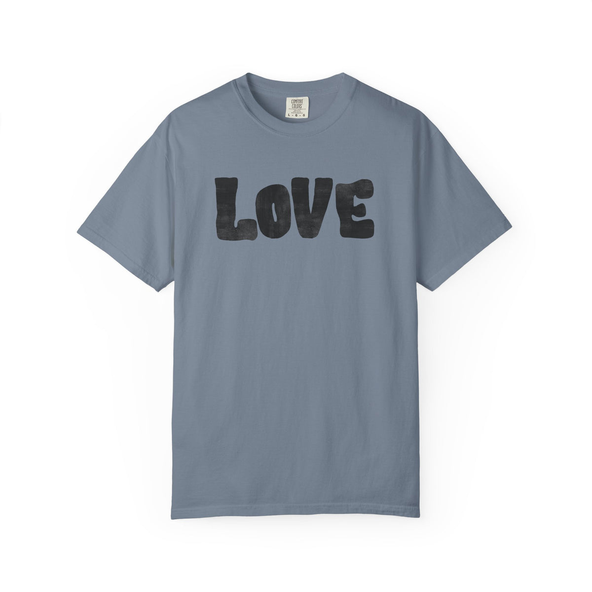 LOVE T-Shirt — Painted Block Letter Graphic Tee